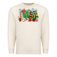 Sandshell christmas trees with baseball Premium Sweatshirt - Zillion Design Studio