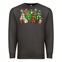 Smoke christmas trees with baseball Premium Sweatshirt - Zillion Design Studio
