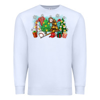 White christmas trees with baseball Premium Sweatshirt - Zillion Design Studio