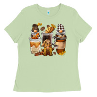 Matcha Coffee gnome Ladies Tee - BarkalooDesign