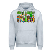 Heather Grey st patricks one lucky mini Urban Hoodie - AdoDesignShop