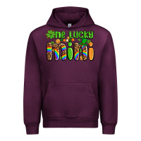 Mauve Wine st patricks one lucky mini Urban Hoodie - AdoDesignShop