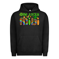 Pigment Black st patricks one lucky mini Urban Hoodie - AdoDesignShop
