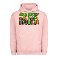Pigment Salmon st patricks one lucky mini Urban Hoodie - AdoDesignShop