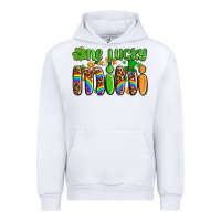 White st patricks one lucky mini Urban Hoodie - AdoDesignShop