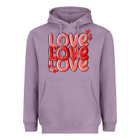 Lavender love valentines day Heavyweight Hoodie - MaliasSmallBusiness
