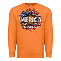 Carrot merica with sunflower Premium Sweatshirt - texasbilliewilder