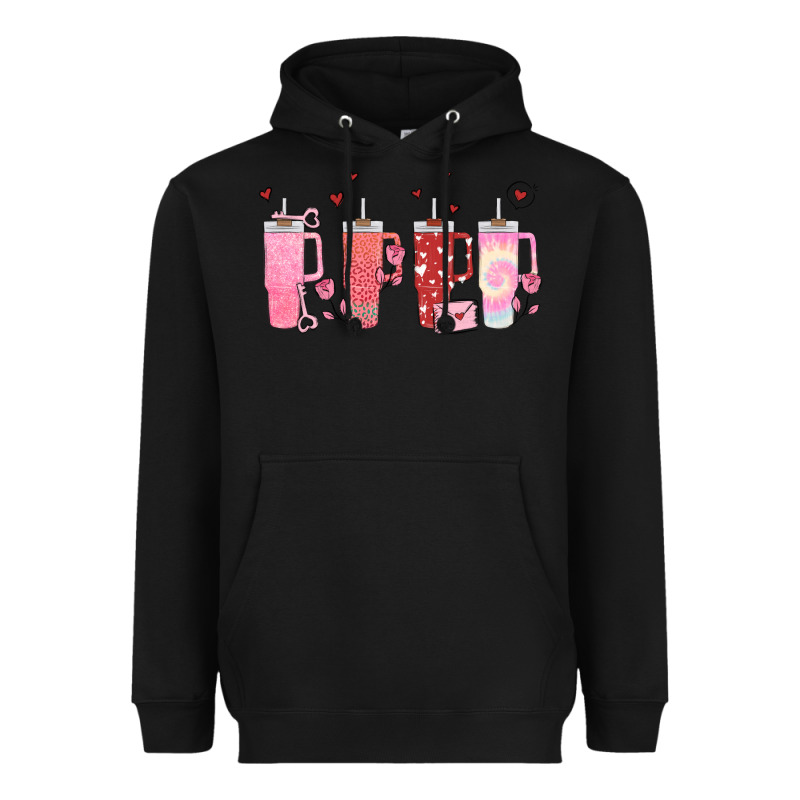 Obsessive Cup Disorder Valentines Day Heavyweight Hoodie by MaliasSmallBusiness | Teevron