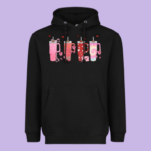 Obsessive Cup Disorder Valentines Day Heavyweight Hoodie Designed By Maliassmallbusiness