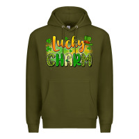 Army Green lucky charm Premium Hoodie - Artiststas