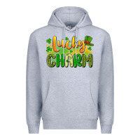 Heather Grey lucky charm Premium Hoodie - Artiststas