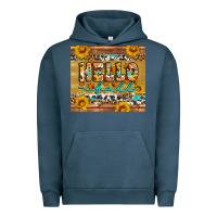 Pigment Midnight Navy western hello fall tumbler Urban Hoodie - Artiststas