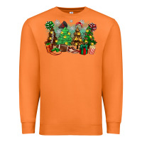 Carrot christmas trees with football Premium Sweatshirt - Zillion Design Studio