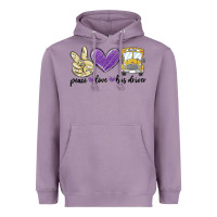 Lavender peace love bus driver Heavyweight Hoodie - MaliasSmallBusiness