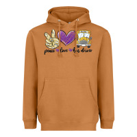 Meerkat peace love bus driver Heavyweight Hoodie - MaliasSmallBusiness