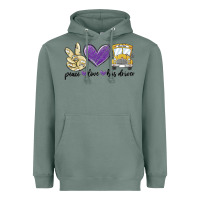 Sage peace love bus driver Heavyweight Hoodie - MaliasSmallBusiness