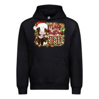 Black merry christmas y'all cow Urban Hoodie - Artiststas