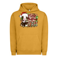 Pigment Peanut Butter merry christmas y'all cow Urban Hoodie - Artiststas