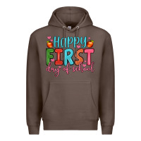 Coffee happy first day of school Premium Hoodie - JahusDesignShop