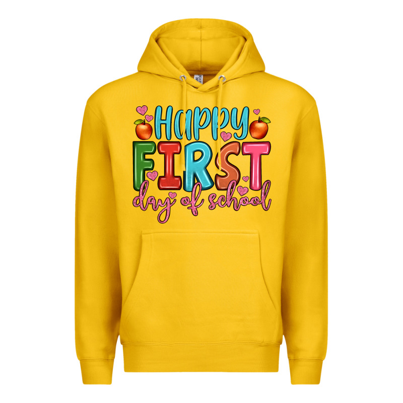 Happy First Day Of School Premium Hoodie by JahusDesignShop | Teevron