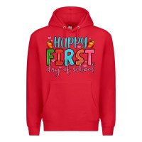 Red happy first day of school Premium Hoodie - JahusDesignShop