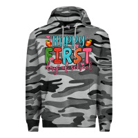 Slate Camo happy first day of school Premium Hoodie - JahusDesignShop