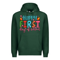 Sports Green happy first day of school Premium Hoodie - JahusDesignShop