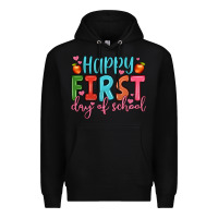 Black happy first day of school Premium Hoodie - JahusDesignShop