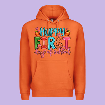 Happy First Day Of School Premium Hoodie Designed By Jahusdesignshop
