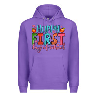 Purple happy first day of school Premium Hoodie - JahusDesignShop