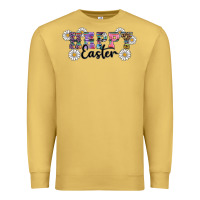 Antique Gold happy easter daisys Premium Sweatshirt - RanaPortraitStore