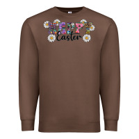 Chestnut happy easter daisys Premium Sweatshirt - RanaPortraitStore