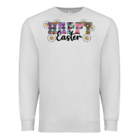 Dove Grey happy easter daisys Premium Sweatshirt - RanaPortraitStore