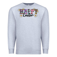 Heather Grey happy easter daisys Premium Sweatshirt - RanaPortraitStore
