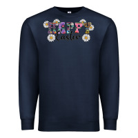 Navy happy easter daisys Premium Sweatshirt - RanaPortraitStore