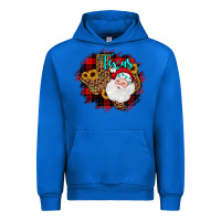 Cobalt texas santa wood slice ornament Urban Hoodie - JahusDesignShop