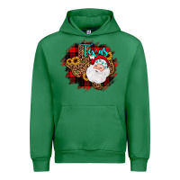 Emerald texas santa wood slice ornament Urban Hoodie - JahusDesignShop