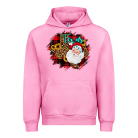 Fuchsia Pink texas santa wood slice ornament Urban Hoodie - JahusDesignShop