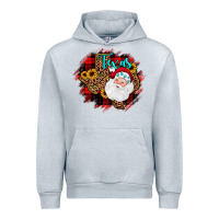 Heather Grey texas santa wood slice ornament Urban Hoodie - JahusDesignShop
