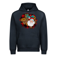 Navy texas santa wood slice ornament Urban Hoodie - JahusDesignShop