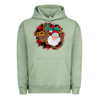 Texas Santa Wood Slice Ornament Urban Hoodie | Teevron