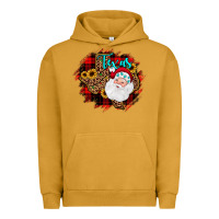 Pigment Peanut Butter texas santa wood slice ornament Urban Hoodie - JahusDesignShop