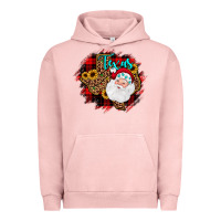 Pigment Salmon texas santa wood slice ornament Urban Hoodie - JahusDesignShop