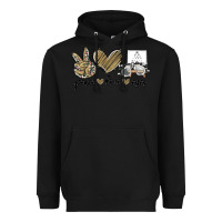 Black peace love eyes Heavyweight Hoodie - MaliasSmallBusiness
