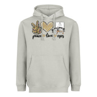 Moon Dust peace love eyes Heavyweight Hoodie - MaliasSmallBusiness
