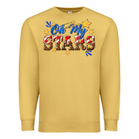 Antique Gold oh my stars Premium Sweatshirt - texasbilliewilder