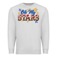 Dove Grey oh my stars Premium Sweatshirt - texasbilliewilder