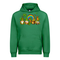 Emerald st patricks gnomes with rainbow Urban Hoodie - AdoDesignShop