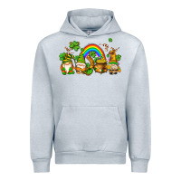 Heather Grey st patricks gnomes with rainbow Urban Hoodie - AdoDesignShop