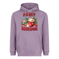 Lavender merry booksmas Heavyweight Hoodie - MaliasSmallBusiness